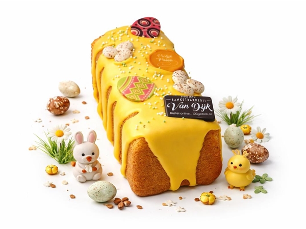 Paas cake met fondant