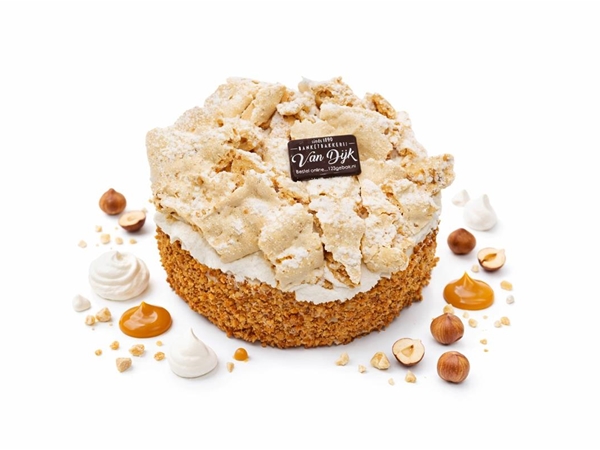 Hazelnoot schuim Slagroom taart 6 pers